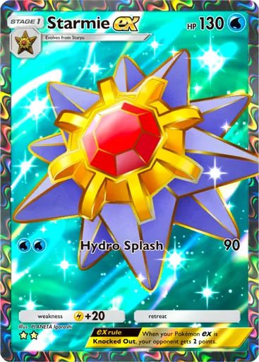 Starmie ex (a1-257) card in Pokémon TCG Pocket