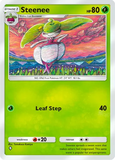 Steenee (a3b-004) card in Pokémon TCG Pocket