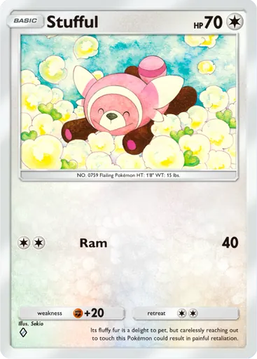 Stufful (a3a-057) card in Pokémon TCG Pocket