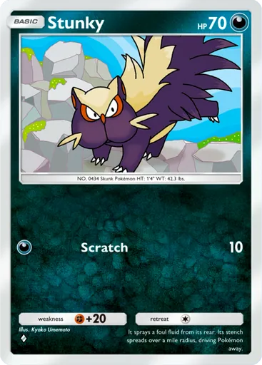 Stunky (a2-102) card in Pokémon TCG Pocket