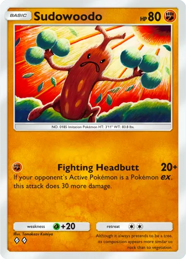 Sudowoodo (a2a-036) card in Pokémon TCG Pocket