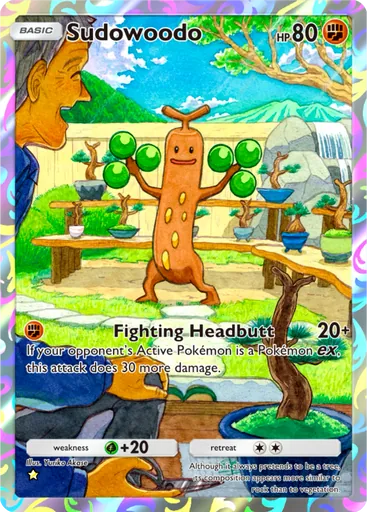 Sudowoodo (a2a-079) card in Pokémon TCG Pocket
