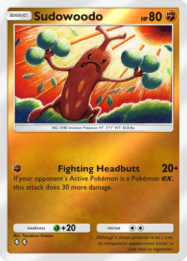 Sudowoodo (a4b-199) card in Pokémon TCG Pocket