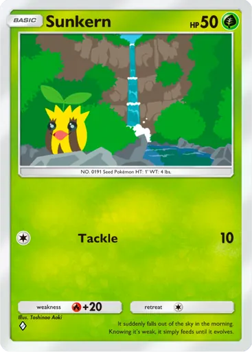 Sunkern (a4a-004) card in Pokémon TCG Pocket