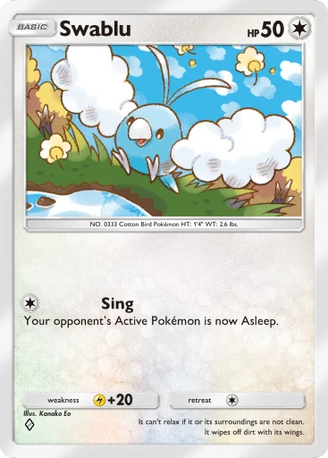 Swablu (b1-196) card in Pokémon TCG Pocket