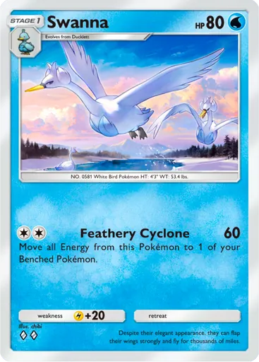 Swanna (a4-063) card in Pokémon TCG Pocket