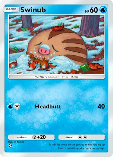 Swinub (a2-031) card in Pokémon TCG Pocket