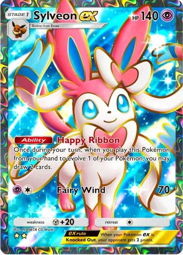 Sylveon ex (a3b-081) card in Pokémon TCG Pocket