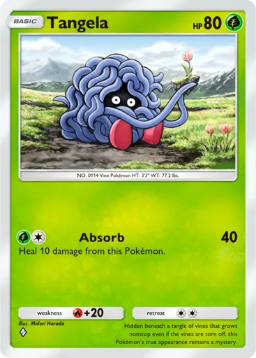 Tangela (a1-024) card in Pokémon TCG Pocket