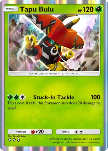 Tapu Bulu (a3-024) card in Pokémon TCG Pocket