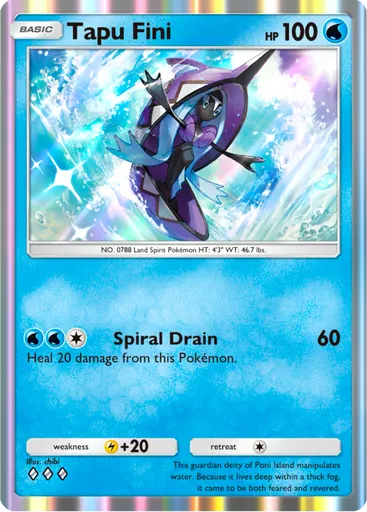 Tapu Fini (a3-056) card in Pokémon TCG Pocket