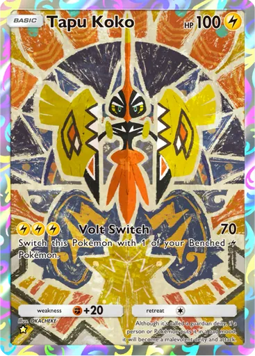 Tapu Koko (a3-166) card in Pokémon TCG Pocket