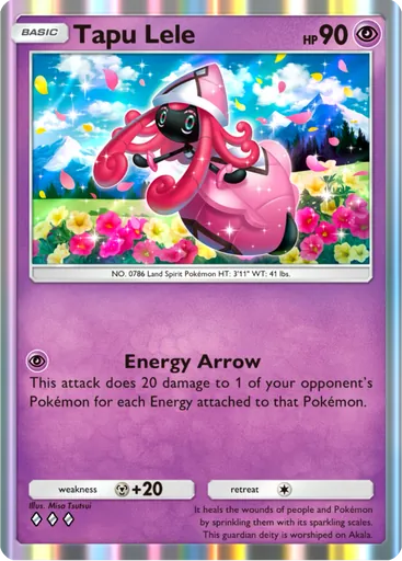 Tapu Lele (a3-084) card in Pokémon TCG Pocket