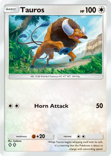 Tauros (a1-204) card in Pokémon TCG Pocket
