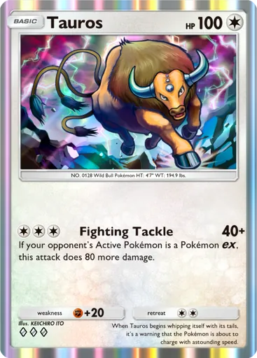 Tauros (a1a-060) card in Pokémon TCG Pocket
