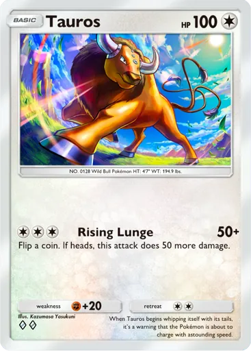 Tauros (a3-128) card in Pokémon TCG Pocket
