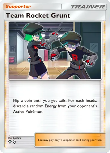 Team Rocket Grunt (a2b-072) card in Pokémon TCG Pocket