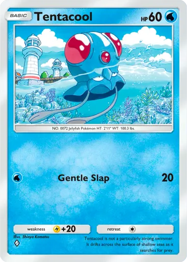 Tentacool (a1-062) card in Pokémon TCG Pocket