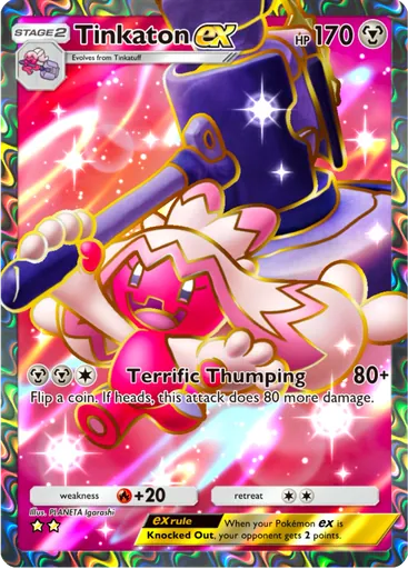 Tinkaton ex (a2b-086) card in Pokémon TCG Pocket