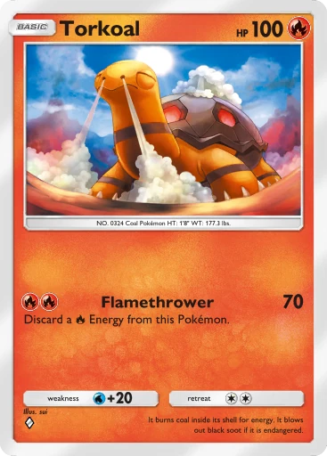 Torkoal (a4b-069) card in Pokémon TCG Pocket