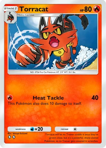 Torracat (a3-032) card in Pokémon TCG Pocket