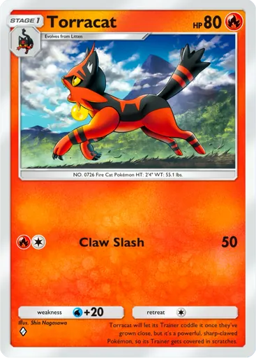 Torracat (a3b-012) card in Pokémon TCG Pocket