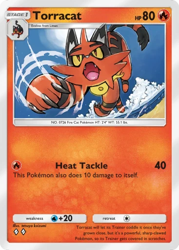 Torracat (a4b-080) card in Pokémon TCG Pocket