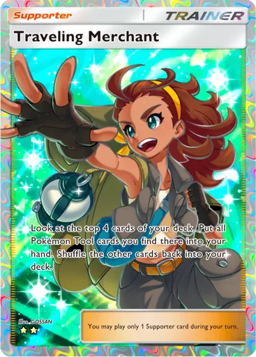 Traveling Merchant (a4a-084) card in Pokémon TCG Pocket