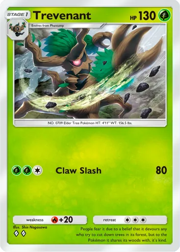 Trevenant (a3-008) card in Pokémon TCG Pocket