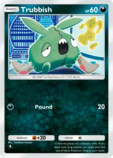 Trubbish (a3-113) card in Pokémon TCG Pocket