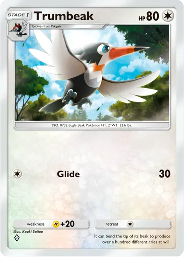 Trumbeak (a3-134) card in Pokémon TCG Pocket