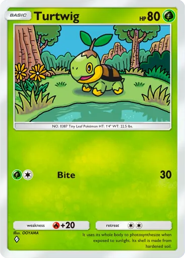 Turtwig (a2-010) card in Pokémon TCG Pocket