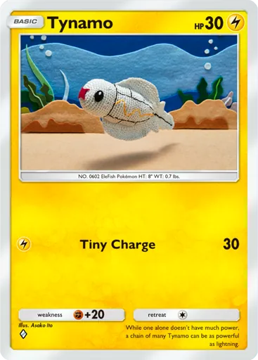 Tynamo (a1-107) card in Pokémon TCG Pocket