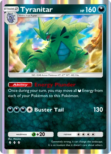 Tyranitar (a4-119) card in Pokémon TCG Pocket