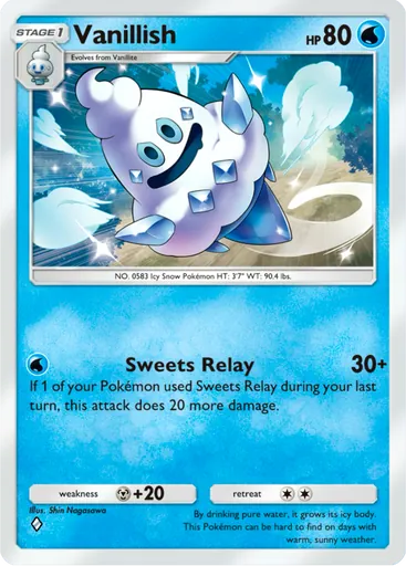 Vanillish (a3b-019) card in Pokémon TCG Pocket
