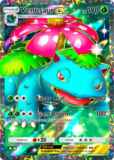 Venusaur ex (a1-251) card in Pokémon TCG Pocket