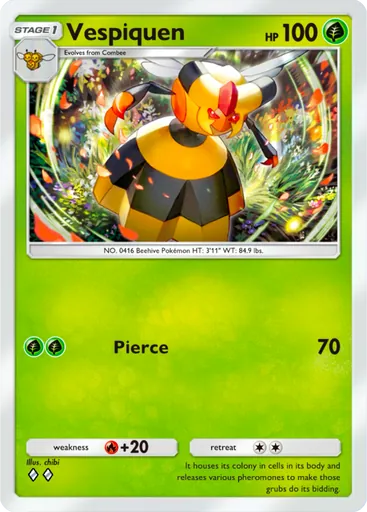 Vespiquen (a2-018) card in Pokémon TCG Pocket
