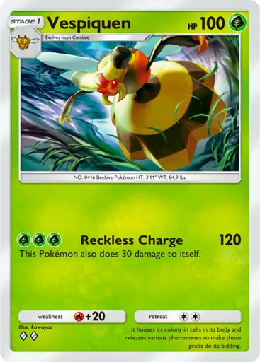 Vespiquen (a2a-005) card in Pokémon TCG Pocket
