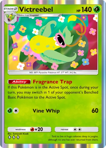 Victreebel (a1-020) card in Pokémon TCG Pocket