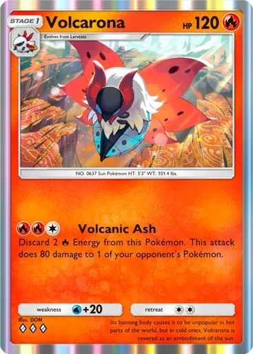Volcarona (a1a-014) card in Pokémon TCG Pocket