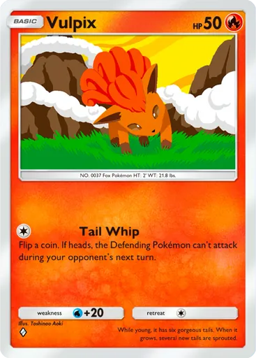 Vulpix (a1-037) card in Pokémon TCG Pocket