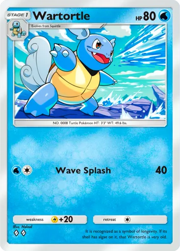 Wartortle (a1-054) card in Pokémon TCG Pocket