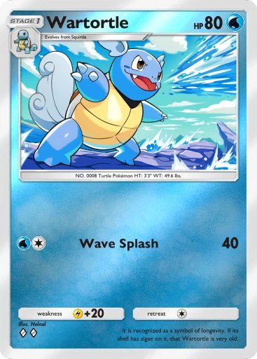 Wartortle (a4b-086) card in Pokémon TCG Pocket