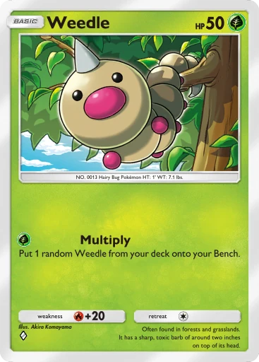Weedle (a4b-006) card in Pokémon TCG Pocket