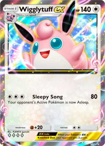Wigglytuff ex (a1-195) card in Pokémon TCG Pocket