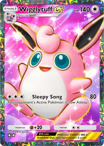 Wigglytuff ex (a1-265) card in Pokémon TCG Pocket