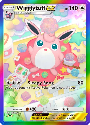 Wigglytuff ex (a1-279) card in Pokémon TCG Pocket