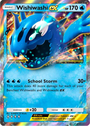 Wishiwashi ex (a3-051) card in Pokémon TCG Pocket