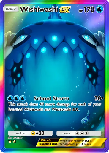 Wishiwashi ex (a3-202) card in Pokémon TCG Pocket