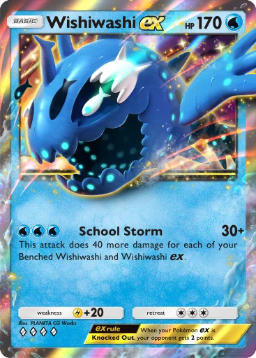 Wishiwashi ex (a4b-124) card in Pokémon TCG Pocket